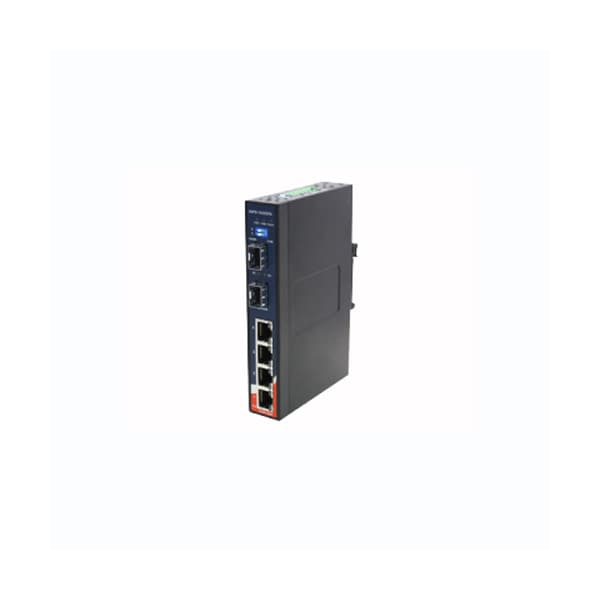 Oring Networking Slim Type 4 x 10/100/1000TX (RJ-45) PoE+, 2 x 100/1000Base-X SFP slot IGPS-1042GPA - main